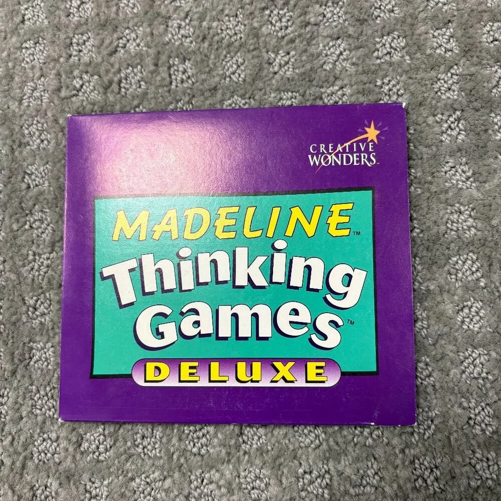 Madeline Thinking Games Deluxe PC Game CD Rom (2-Disc Set)